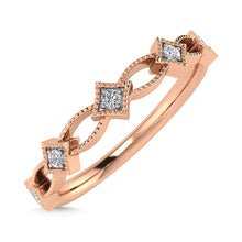 Diamond 1/20 Ct.Tw. Stack Band in 10K Rose Gold