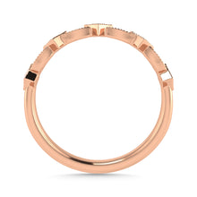 Diamond 1/20 Ct.Tw. Stack Band in 10K Rose Gold