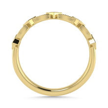 Diamond 1/20 Ct.Tw. Stack Band in 10K Yellow Gold