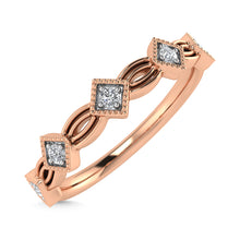 Diamond 1/20 Ct.Tw. Stack Band in 10K Rose Gold