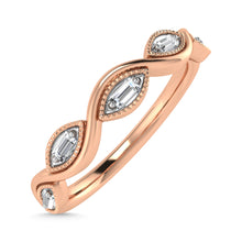 Diamond 1/20 Ct.Tw. Stack Band in 10K Rose Gold