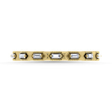Diamond 1/10 Ct.Tw. Stack Band in 10K Yellow Gold