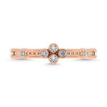 Diamond 1/10 Ct.Tw. Stack Band in 10K Rose Gold
