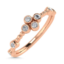 Diamond 1/10 Ct.Tw. Stack Band in 10K Rose Gold