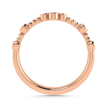 Diamond 1/10 Ct.Tw. Stack Band in 10K Rose Gold