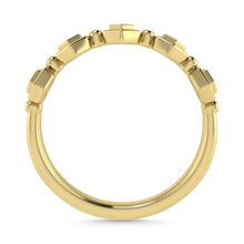 Diamond 1/8 Ct.Tw. Stack Band in 10K Yellow Gold