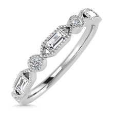 Diamond 1/6 Ct.Tw. Stack Band in 10K White Gold