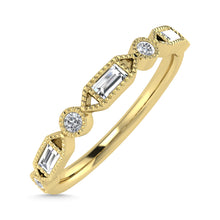 Diamond 1/6 Ct.Tw. Stack Band in 10K Yellow Gold