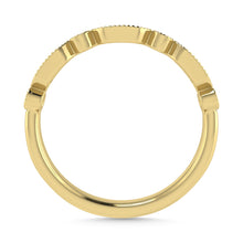 Diamond 1/6 Ct.Tw. Stack Band in 10K Yellow Gold