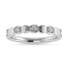 Diamond 1/8 Ct.Tw. Stack Band in 10K White Gold