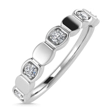 Diamond 1/8 Ct.Tw. Stack Band in 10K White Gold