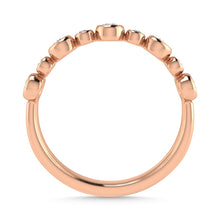 Diamond 1/5 Ct.Tw. Stack Band in 10K Rose Gold