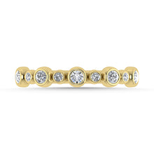 Diamond 1/5 Ct.Tw. Stack Band in 10K Yellow Gold