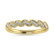Diamond 1/6 Ct.Tw. Stack Band in 10K Yellow Gold