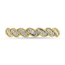 Diamond 1/6 Ct.Tw. Stack Band in 10K Yellow Gold