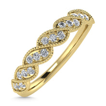 Diamond 1/6 Ct.Tw. Stack Band in 10K Yellow Gold