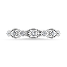 Diamond 1/6 Ct.Tw. Stack Band in 14K White Gold