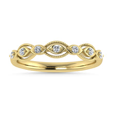 Diamond 1/6 Ct.Tw. Stack Band in 14K Yellow Gold