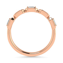 Diamond 1/6 Ct.Tw. Stack Band in 14K Rose Gold