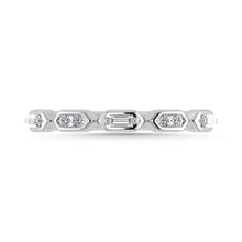 Diamond 1/6 Ct.Tw. Stack Band in 14K White Gold