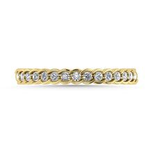 Diamond 1/6 Ct.Tw. Stack Band in 14K Yellow Gold