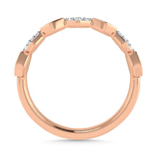 Diamond 1/6 Ct.Tw. Stack Band in 10K Rose Gold