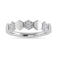 Diamond 1/6 Ct.Tw. Stack Band in 10K White Gold