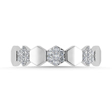 Diamond 1/6 Ct.Tw. Stack Band in 10K White Gold