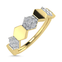 Diamond 1/6 Ct.Tw. Stack Band in 10K Yellow Gold