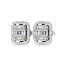 10K White Gold Diamond 1/2 Ct.Tw. Fashion Earrings