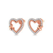 14K White Gold Diamond 1/4 Ct.Tw. Fashion Earrings
