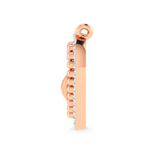 14K Rose Gold Diamond 1/5 Ct.Tw. Heart Necklace