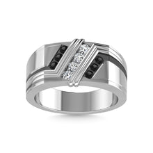 10K White Gold Diamond 1/2 Ct.Tw. Mens Band