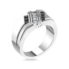 10K White Gold Diamond 1/2 Ct.Tw. Mens Band