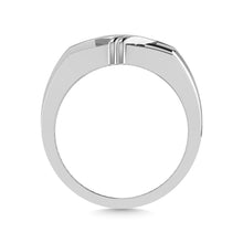 10K White Gold Diamond 1/2 Ct.Tw. Mens Band