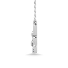10K White Gold Diamond 1/6 Ct.Tw. Fashion Necklace