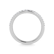 14K White Gold Diamond 1/5 Ct.Tw. Chevron Band
