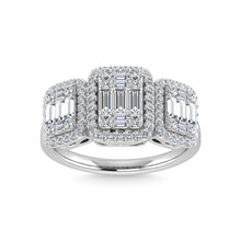14K White Gold Diamond 1 Ct.Tw. Engagement Ring