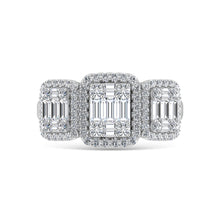 14K White Gold Diamond 1 Ct.Tw. Engagement Ring