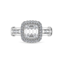 14K White Gold Diamond 3/4 Ct.Tw. Engagement Ring