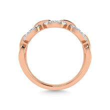 10K Two Tone Diamond 1/8 Ct.Tw. Fashion Ring