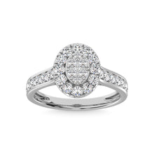 14K White Gold Diamond 1 Ct.Tw. Engagement Ring