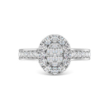 14K White Gold Diamond 1 Ct.Tw. Engagement Ring