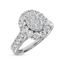 14K White Gold Diamond 1 Ct.Tw. Engagement Ring