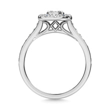 14K White Gold Diamond 1 Ct.Tw. Engagement Ring