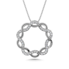 14K White Gold Diamond 1/5 Ct.Tw. Fashion Pendant