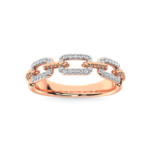 10K Rose Gold Diamond 1/5 Ct.Tw. Fashion Ring