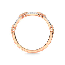 10K Rose Gold Diamond 1/5 Ct.Tw. Fashion Ring