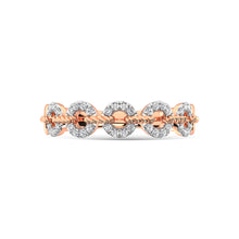 14K Rose Gold Diamond 1/5 Ct.Tw. Stackable Ring