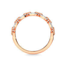 14K Rose Gold Diamond 1/5 Ct.Tw. Stackable Ring